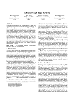 Multilayer Graph Edge Bundling