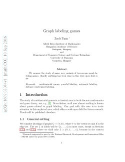 Graph labeling games