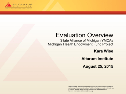 Progress Report Survey