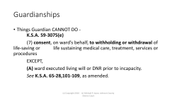 Probate CLE Dec 2016 - withholding Life Suppo