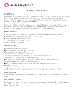 Showing Agent Job Description