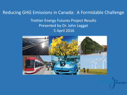 Technical Presentation 1 - The Canadian Academy Of Engineering