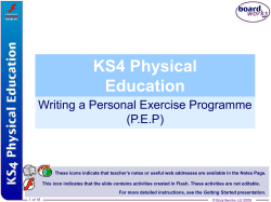 12. Personal Exercise Programmes File