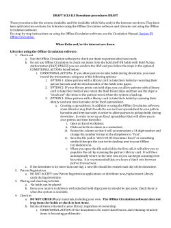 DRAFT SCLS ILS Downtime procedures DRAFT These procedures