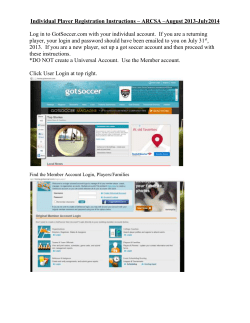 Individual Player Registration InstructionsAugust2013