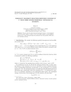 FORMALLY GRADIENT REACTION-DIFFUSION SYSTEMS IN Rn