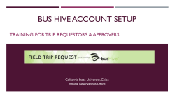 Bus hive Trip Request