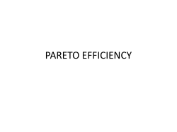 PARETO EFFICIENCY