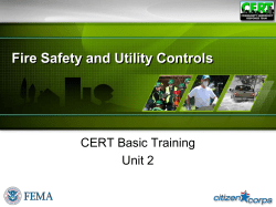 Unit 2: Fire Safety - CERT-LA