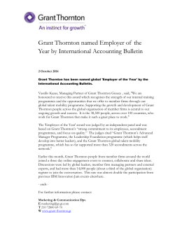 Grant Thornton named IAB employer of the year press release final