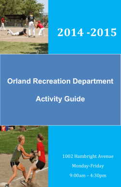 Activity Guide - Orland