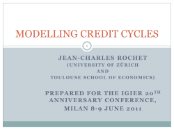 modelling credit cycles