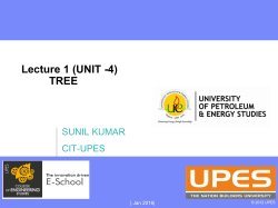 data structure - UPES