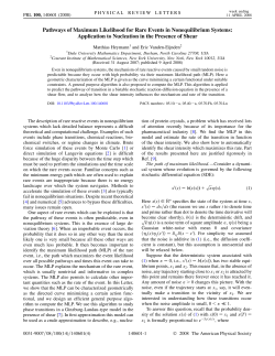 Pathways of Maximum Likelihood for Rare Events in Nonequilibrium