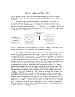 Step 2 - Alignment Correction