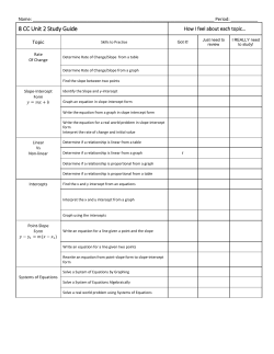 8 CC Unit 2 Study Guide