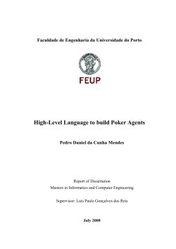 High-Level Language to build Poker Agents