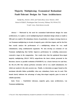 Majority Multiplexing - School of Electrical Engineering and