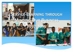 Minding Our Business: A Bridge to the Future