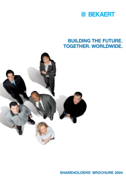 Brochure ENG - Bekaert.com