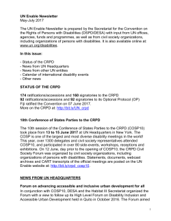 enable newsletter - the United Nations