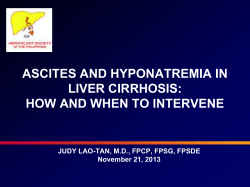 Current Strategy for Staging and Treatment of HCC: The BCLC U