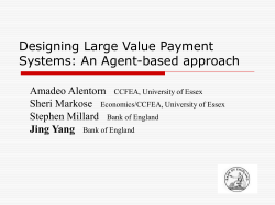 Designing Large Value Payment Systems: An Agent - AI-Econ