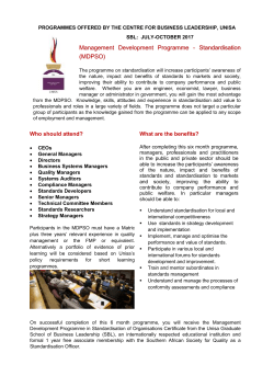 June 2017 intake brochure