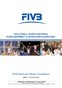 2014 Volleyball Sports Material, Team Equipment