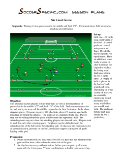 Six Goal Game - East York Soccer Club
