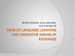 Dia 1 - Languages.dk