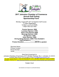 2017 Johnston Chamber of Commerce Annual Golf Outing