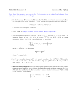 Math 6342 Homework 3 Due date: Mar 7 (Tue