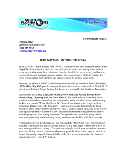 Blue Chip Kids Press Release