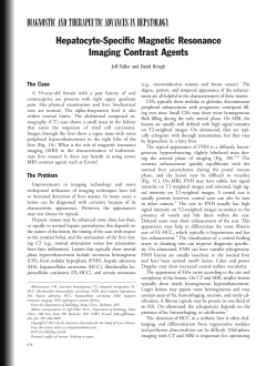 Hepatocytespecific magnetic resonance Imaging contrast agents