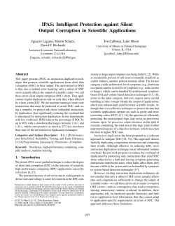 IPAS: Intelligent Protection against Silent Output