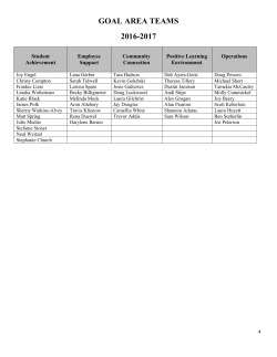 goal area teams 2016-2017