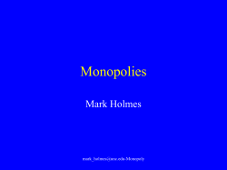 Monopolies