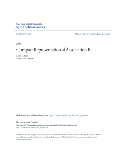 Compact Representation of Association Rule