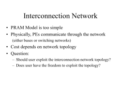 lect4 Interconnection Network Summary