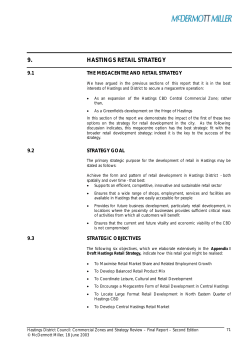 Hastings Retail Strategy - Hastings District Council
