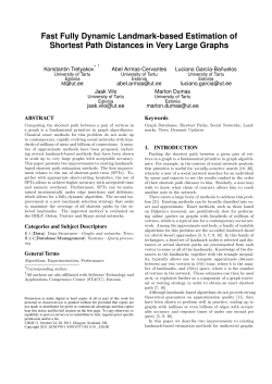 Fast Fully Dynamic Landmark-based Estimation of Shortest Path