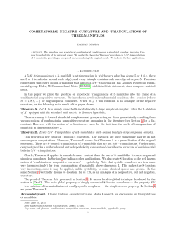 Combinatorial negative curvature and triangulations of three
