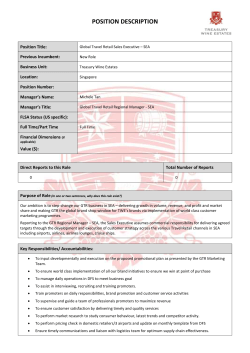 Position Description Template
