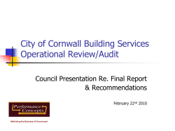Feb 22 Council presentation