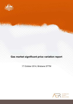 17 October 2014 gas day - Australian Energy Regulator