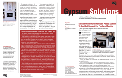 Eurocast Architectural Stone Uses Precast Gypsum To Meet Hot