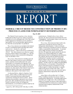 Federal Circuit Resolves Construction Of Product-By