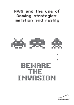 AWS and the use of Gaming strategies: imitation and reality