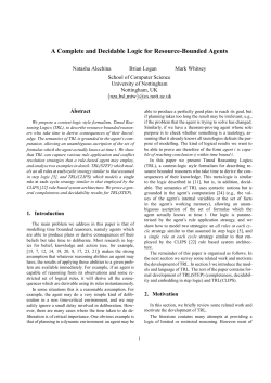 A Complete and Decidable Logic for Resource